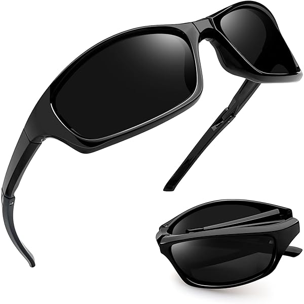 Amazon | Persol ブラウンレザー折りたたみサングラスケース +